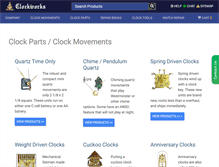 Tablet Screenshot of clockworks.com